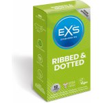 EXS Comfy Fit Ribbed and Dotted Condoms 12 ks – Zboží Dáma