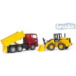 Bruder 2752 Auto MAN TGA nákladní sklápěčka + čelní nakladač FR130 plast – Sleviste.cz