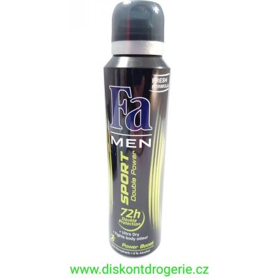 Fa Men Sport Double Power Power Boost deospray 150 ml – Zboží Mobilmania