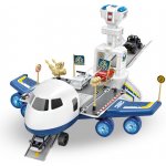 Kids World Hrací sada letadlo s rampou policie 35 x 35 x 20 cm – Zboží Dáma