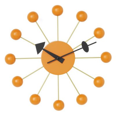 Vitra Ball Clock oranžová od 8 294 Kč - Heureka.cz