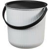 Úložný box Plast Team Úložný kbelík 10 l 27,7 x 27,1 x 25,8 cm Akita šedý