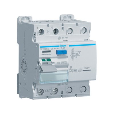 Hager 25/2/0,3 A typ B CFB525E – Zboží Mobilmania