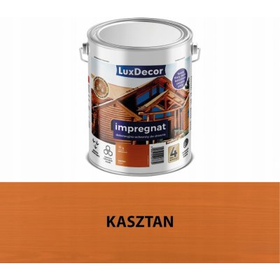 LuxDecor ochranná impregnace 4,5 l kaštan – Zbozi.Blesk.cz