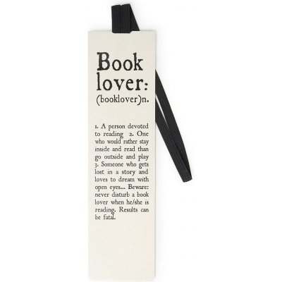 Záložka s gumičkou- Book lover – Hledejceny.cz