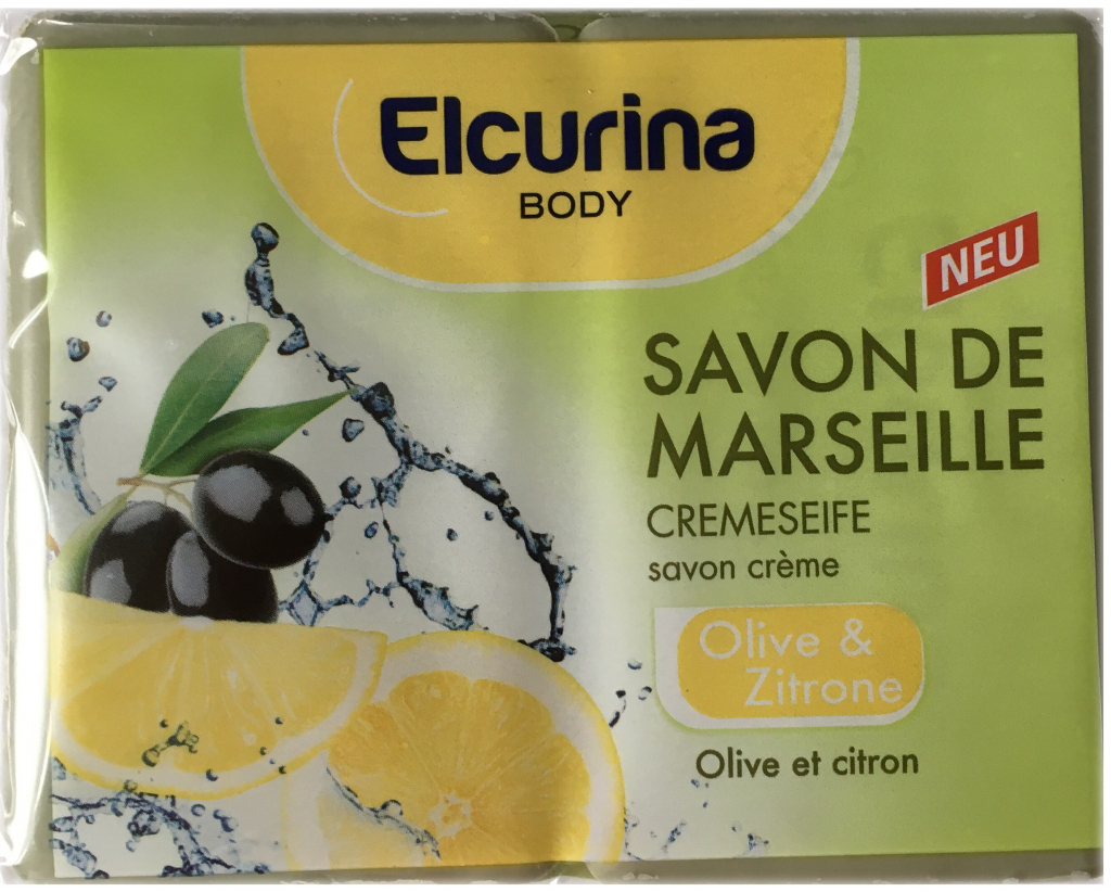 Elcurina Body mýdlo Savon de Marseille s olivami a citrónem 300 g od 29 Kč  - Heureka.cz