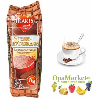 Hearts Cappuccino Čokoláda 1 kg – Zboží Dáma