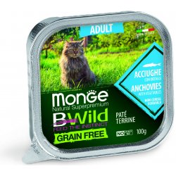 Monge BWILD Grain Free ADULT Ančovičky 100 g