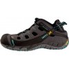 Pánské sandály OriocX Herce gris pánské kožené outdoorové sandály