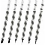 FNIRSI Náhradní pájecí hroty HS-01, 6 ks soldering tips HS-01 - B2, BC2, BC3, KR, K65, ILS – Sleviste.cz