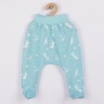 KOALA Kojenecké bavlněné polodupačky Koala Vážka tyrkysové – Zboží Dáma