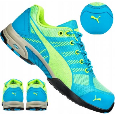 Puma Celerity Knit Blue Wns Low S1P bezpečnostní obuv modrá, zelená – Sleviste.cz