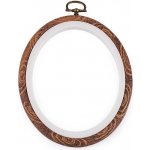 Vyšívací rámeček k zavěšení ovál 11x13,5cm – Hledejceny.cz