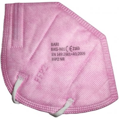 Bari Medical Barevné respirátory FFP2 Světle růžová – Zbozi.Blesk.cz