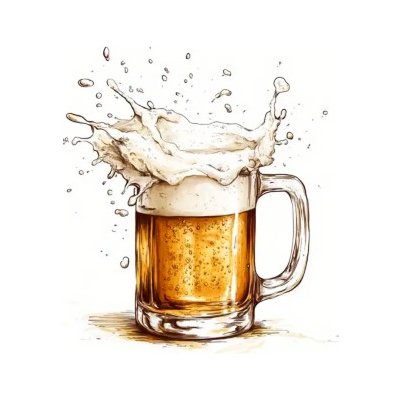 Nažehlovací obrázek -půllitr piva (18,0 x 19,0 cm) – Zboží Dáma