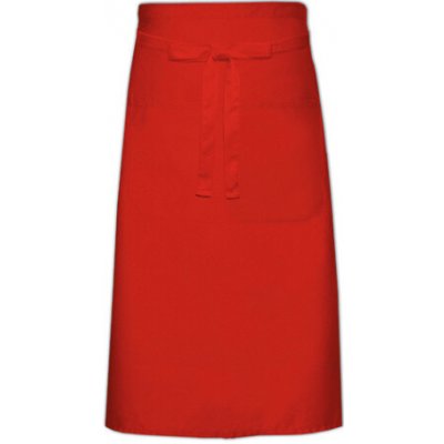 Link Kitchen Wear Kuchařská zástěra s kapsou X1000T Red 70x120cm – Hledejceny.cz