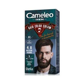 Delia Cameleo Men barva na vlasy 4.0 Medium Brown 30 ml