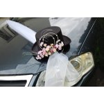 Cylindr na auto - růžové květy (1 ks) – Zboží Dáma