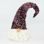 Eurolamp vánoční dekorace skřítek s tmavě růžovou čepicí 26 x 24 x 74 cm 1 ks – Hledejceny.cz