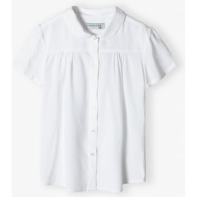 Max & Mia dívčí bílá elegantní košile krátký rukáv bílá – Zboží Dáma