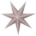 Papírová hvězda průměr 60 cm Star Trading Cotton - červená – Hledejceny.cz