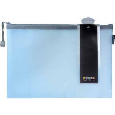 KARTON P+P Obálka se zipem síťovaná A4 PASTELINI modrá 2-3162 – Zboží Živě