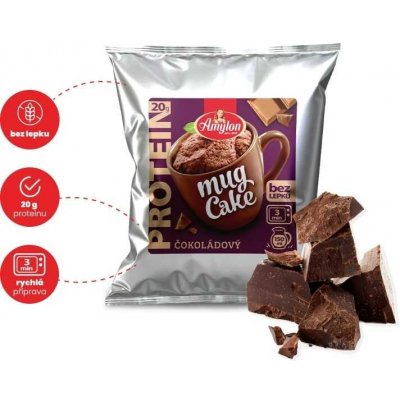 Amylon Proteinový mug cake čokoládový 60 g – Zboží Dáma