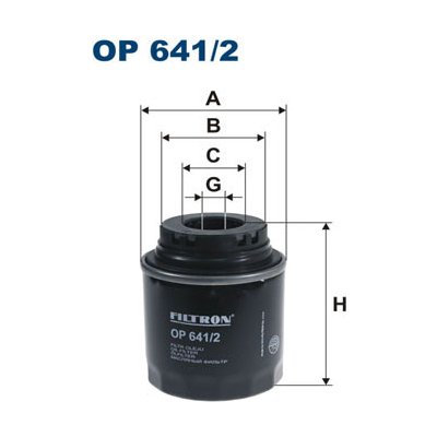 OP 641/2 FILTRON Olejový filtr | Zboží Auto