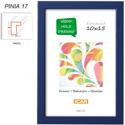 CODEX rám dřevo PINIA 20x30 cm, tmavě modrý (17) – Hledejceny.cz