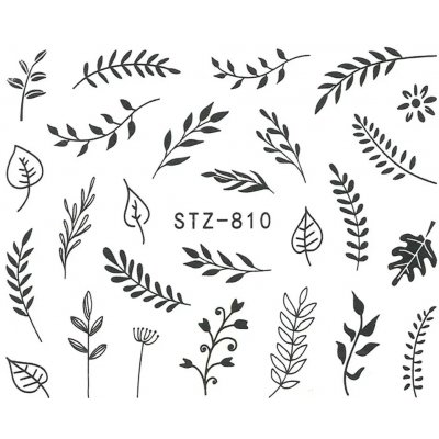 Starnails Vodolepky na nehty Flowers STZ-810 – Hledejceny.cz