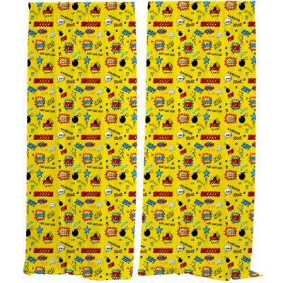 IMPAR Závěsy Boom (Rozměr : 140x250, Materiál: Interlock) – Hledejceny.cz
