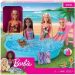 Barbie set s bazénem a doplňky v krabici – Zboží Dáma