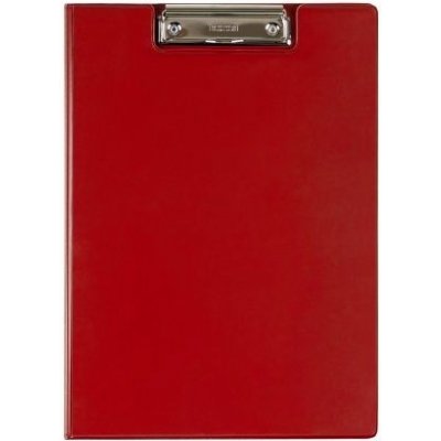 Karton P+P Dvojdeska, psací podložka A4 plast červená – Zboží Mobilmania
