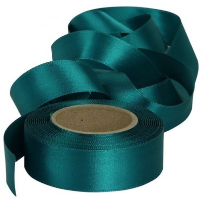Atlasová stuha petrolejová, šíře 24 mm, délka 20 m – Zboží Dáma