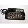 Přední světlomet LED stroboskop maják - 12 LED 12V 24V 1W oranžový (snížený výkon 1W)