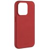 Pouzdro a kryt na mobilní telefon FIXED MagLeather s podporou MagSafe Apple iPhone 14 Pro červený FIXLM-930-RD