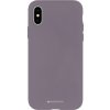 Pouzdro a kryt na mobilní telefon Apple Pouzdro Mercury Silicone iPhone XS / X Purple