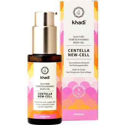 Khadi Centella New-Cell Body Oil regenerační a aromatický pečující olej proti striím 50 ml – Zboží Dáma