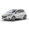 Blatník, podběh, bočnice k vozům RIDER, Ochranné boční lišty na dveře, Opel Corsa E, 2015-2019, 5 dveř.