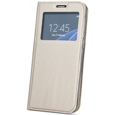 Pouzdro Sligo Case Sligo Smart Huawei P8 Lite Look zlaté – Zboží Mobilmania