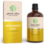 Green idea Avokádový olej 100% s vitaminem E 100 ml – Zboží Dáma