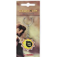 Přívěsek na klíče Serious Sam Metal Keychain Bomb Logo