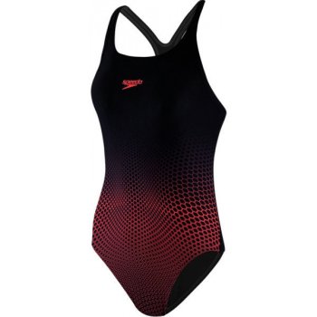 Speedo Placement Medalist Black/Phoenix Red