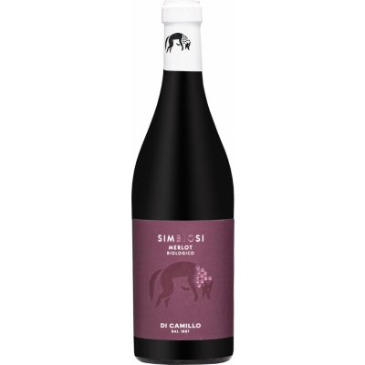 Di Camillo Simbiosi Merlot Biologico 13,5% 0,75 l (holá láhev) – Hledejceny.cz