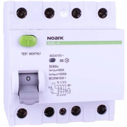 Noark 108205 Ex9L-H 4P 25A A 30mA