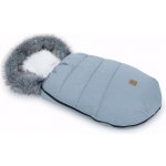 Mamo-Tato fusak LUX s kožešinou šedý ecru – Hledejceny.cz