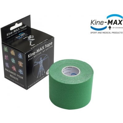 KinesioMAX Tape zelená 5cm x 5m – Zbozi.Blesk.cz