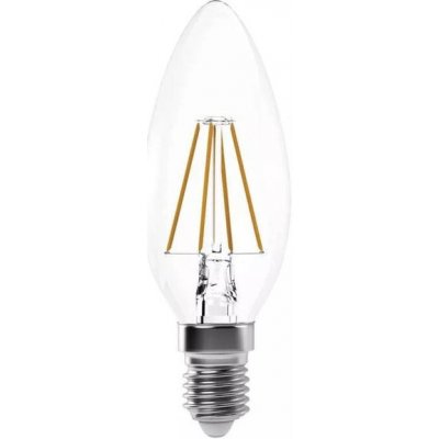 Emos Lighting LED žárovka Filament Candle 3,4W E14 neutrální bílá – Zboží Mobilmania