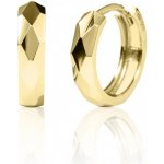 Luxur Kruhové náušnice Harly ze žlutého zlata 1432003-0-0-0 – Zboží Dáma