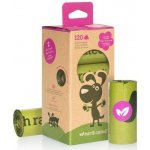 Earth Rated Sáčky na psí exkrementy bez vůně s uchem 1 role x 120 sáčků – Sleviste.cz